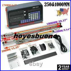 10 X 40 Digital Readout 2axis Dro Display Linear Scale Encoder MILL Lathe Us