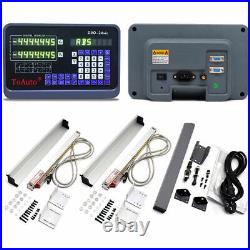 14 26 Linear Scale with DRO 2 Axis Digital Readout Encoder for CNC Lathe Milling