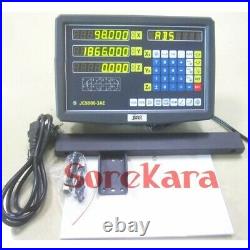 1/2/3 Axis Digital Readout DRO 3 Glass Linear Scale Kits For Milling Lathe
