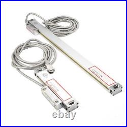 (200400mm)Digital Readout DRO 2 Pcs Lathe Linear Scale 2AE/3AE Axis Readout