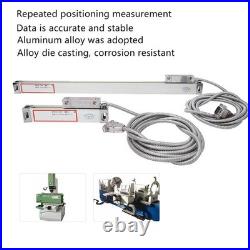 (200400mm)Digital Readout DRO 2 Pcs Lathe Linear Scale 2AE/3AE Axis Readout