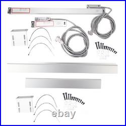 (200400mm)Digital Readout DRO 2 Pcs Lathe Linear Scale 2AE/3AE Axis Readout