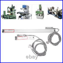 (200 And 400mm)Digital Readout DRO 2 Pcs Lathe Linear Scale 2AE/3AE Axis