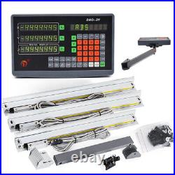 2Axis / 3Axis DRO Digital Readout + Linear Scale Full Set for CNC Mill, UK STOCK