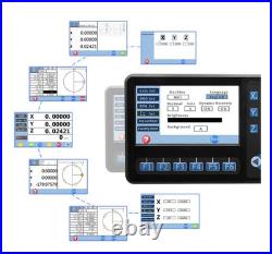 2Axis DRO for Lathe LCD Digital Readout, Display, 7'' Screen, Muti-Function Multi