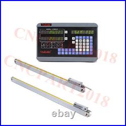 2Axis Digital Readout Linear Glass Scale Display DRO 5um, 501000mm Milling CNC