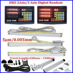 2Axis Digital Readout TTL Linear Scale DRO Encoder For Milling Lathe Customized