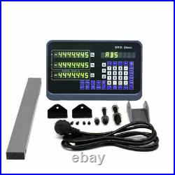 2 3Axis DRO Digital Readout Display TTL Linear Scale 5? M CNC Mill Lathe Machine