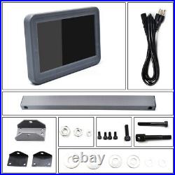 2/3Axis DRO Digital Readout Touch Screen 1µm 5µm Linear Glass Scale 100-2000mm