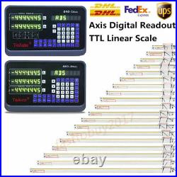 2/3/4/5 Axis Digital Readout 5um Linear Scale DRO Display CNC Mill Lathe Encoder