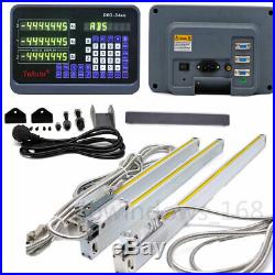 2/3/4/5 Axis Digital Readout Kit DRO Display+Linear Glass Scale TTL Encoder Mill