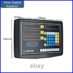 2/3 Axis DRO Milling Lathe Digital Readout Display Console / TTL Linear