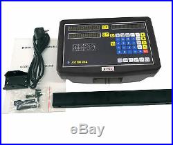 2 Axis DRO Console KIT Digital Readout for Milling Lathe Machine Linear Scale