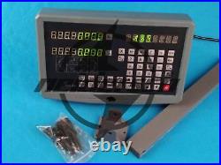 2 Axis DRO Digital Display Readout For Milling Lathe Machine SNS-2V New