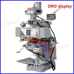 2 Axis DRO Digital Readout with Linear Scale 300&600mm 5m Milling Lathe Machine
