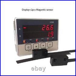 2 Axis DRO Display with 2pcs Magnetic Sensor Readout for Woodworking Stone