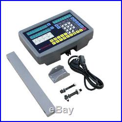 2 Axis DRO Kit Digital Readout & Precision Linear Glass Scale for Milling CNC