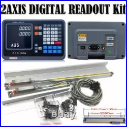2 Axis Digital Readout +2pc Scale DRO Display Glass Sensor Customized Kit #A6 2 Axis Digital Readout +2pc Scale DRO Display Glass Sensor Customized Kit #A6