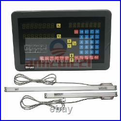 2 Axis Digital Readout DRO Kit with Linear Scales for Milling Machine #A6-9