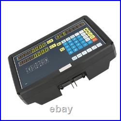 2 Axis Digital Readout DRO With For Lathe Milling Machine EU Plug 110-240V 2 Axis Digital Readout DRO With For Lathe Milling Machine EU Plug 110-240V