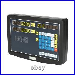 2 Axis Digital Readout DRO With For Lathe Milling Machine EU Plug 110-240V 2 Axis Digital Readout DRO With For Lathe Milling Machine EU Plug 110-240V