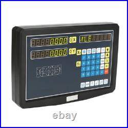 2 Axis Digital Readout DRO With For Lathe Milling Machine EU Plug 110-240V 2 Axis Digital Readout DRO With For Lathe Milling Machine EU Plug 110-240V
