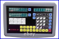 2 Axis Digital Readout Dro For Milling Lathe Machine New ch #ty