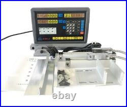 2 Axis Digital Readout Dro For Milling Lathe Machine With Precision Linear Sc hy