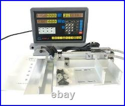 2 Axis Digital Readout Dro For Milling Lathe Machine With Precision Linear Sc xm