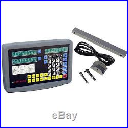 DELOS 2-Axis Digital Readout DRO Kit For 9x42 Milling Machine – Glass Scales, 32" X, 12" Y, DS-2V
