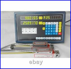 2 Axis Digital Readout For Milling Lathe Machine With Precision Linear Scale rp