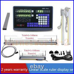 2 Axis Digital Readout Linear Scale 900&300mm DRO Ruler Milling Drilling Machine