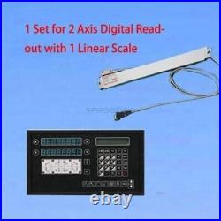 2 Axis Digital Readout Linear Scales Dro Set Kit High Cost Performance ks
