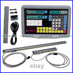 2 Axis Digital Readout+TTL Linear Scale 9x42 DRO Kit for Grinding Bridgeport
