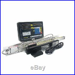 2 Axis Digital Readout and Glass Linear Scale DRO kits For Mill BRIDGEPOR Lathe