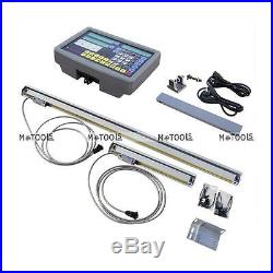 2 Axis Digital Readout with 2 TTL Linear Scales Encoder DRO Kits for CNC EMD