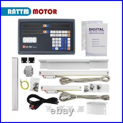 2 Axis LCD Digital Readout Kit Linear Grating Ruler 450700mm For Milling Lathe