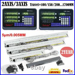 3Axis/2Axis Digital Readout DRO Display Linear Scale Encoder for Mill Lathe CNC