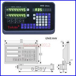 3Axis 500&600&650 Precision Linear Scale 0.0002 Digital Readout DRO Display Set