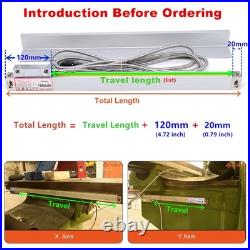 3Axis DRO Digital Readout Linear Scale 5um Glass Scales Bridgeport Mill Lathe, UK