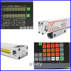 3Axis Digital Readout DRO Display 1um Linear Scale 350&400&650mm High Precision