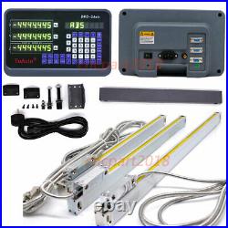 3Axis Digital Readout DRO Display+3pc TTL Linear Scale 5µm for CNC Milling Lathe