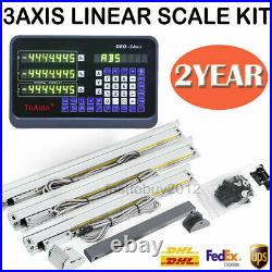 3Axis Digital Readout DRO Display TTL Linear Glass Scale Milling Lathe Tool CNC