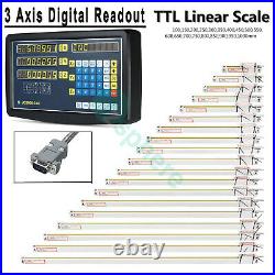 3 Axis DRO Digital Readout Linear Scale For Milling Lathe Machine High Precision