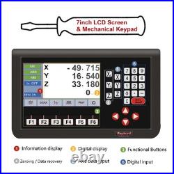 3 Axis DRO LCD Screen Metal Shell Digital Bridgeport Mill MIlling Machine Lathe
