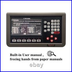 3 Axis DRO LCD Screen Metal Shell Digital Readout Display for Bridgeport Mill