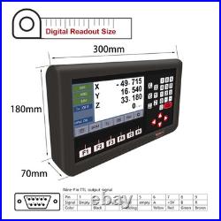 3 Axis DRO LCD Screen Metal Shell Digital Readout Display for Bridgeport Mill