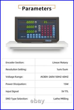 3 Axis Digital Readout DRO Display TTL Signal with EDM Function for Lathe Mil 3 Axis Digital Readout DRO Display TTL Signal with EDM Function for Lathe Mil