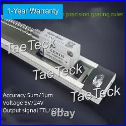 3 Axis Digital Readout DRO Set 5um linear scale linear ruler for Milling Lathe