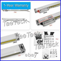 3 Axis Digital Readout DRO Set 5um linear scale linear ruler for Milling Lathe